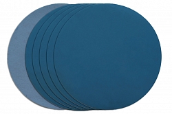 Фото анонса: Диск шлифовальный на велкро основе P150, 125мм / без отв., синий, 5 шт.