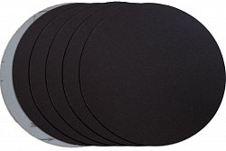 Фото анонса: Диск шлифовальный на велкро основе P120, 300мм / без отв., черный, 5 шт.